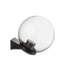 Acrilux Applique sfera con braccio, Ø 20 cm, trasparente
