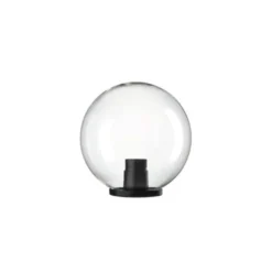 Acrilux Sfera Ø 30 cm, completa di base, opale