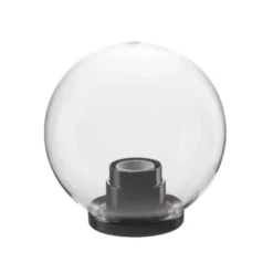 Acrilux Sfera Ø 20 cm, e27, 100 w, ip44, completa di base, trasparente