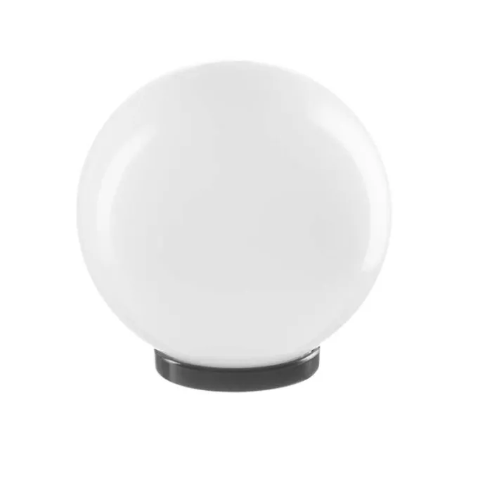 Acrilux Sfera Ø 20 cm, e27, 100 w, ip44, completa di base, opale