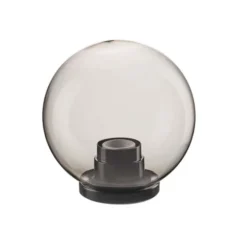 Acrilux Sfera Ø 20 cm, e27, 100 w, ip44, completa di base, fume'
