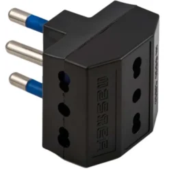 Adattatore triplo 16a+t, colore nero