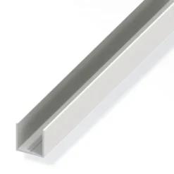 Alfer Profilo a u 7.5x1 pvc bco 2.5 mt