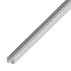 Alfer Profilo a u 10x12x10 pvc bco 1 mt