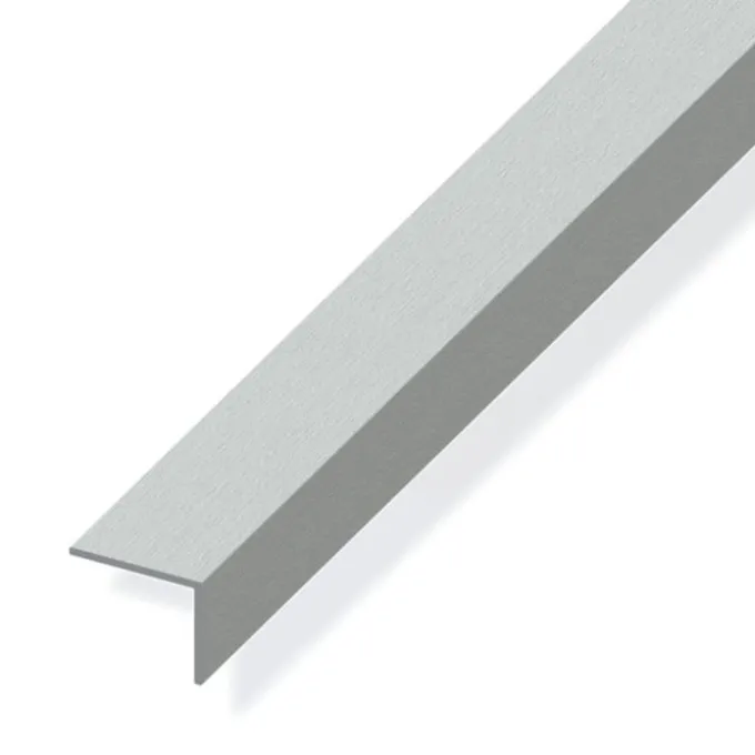 Angolare allum 25x20 inox spazzol 1 mt