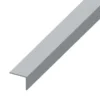 Angolare allum 20x10 inox spazzol 1 mt