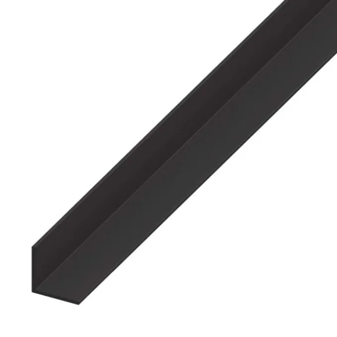 Angolare 40x10x2 pvc nero 1 mt
