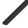 Angolare 20x10x1 pvc nero 1 mt