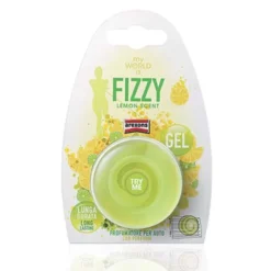 Arexons Deodorante auto my world, profumatore da bocchetta in gel concentrato, fragranza fizzy