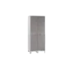 Armadio in resina woody's, portascope 78x44xh.182 cm, colore grigio