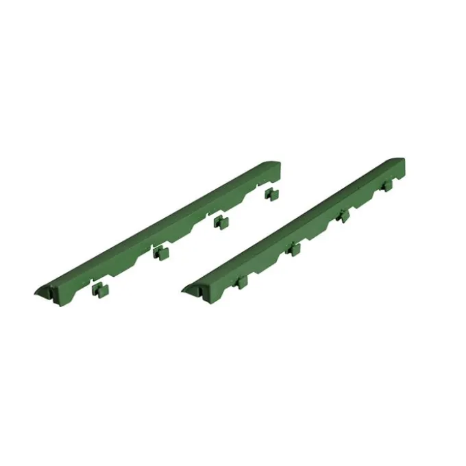 Art plast Kit 6 scivoli, in polipropilene, con aggancio universale, colore verde