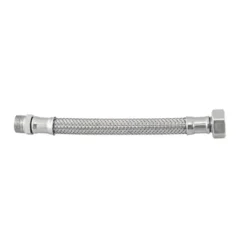Attacchino flex normale cm.30 3/8m×1/2f (pla)