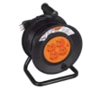 Avvolgicavo garden 25 mt sp 16a + 4 prese universali