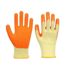 Baltix Guanto giallo palmo in lattice arancione tg 9