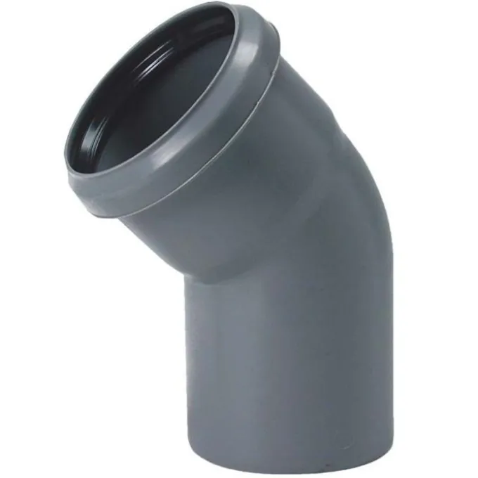 Bampi Curva htb, 45°, in polipropilene, diam. 32 mm, colore grigio