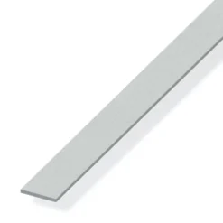 Barra piatta allum 25x2 inox spazzol 1mt