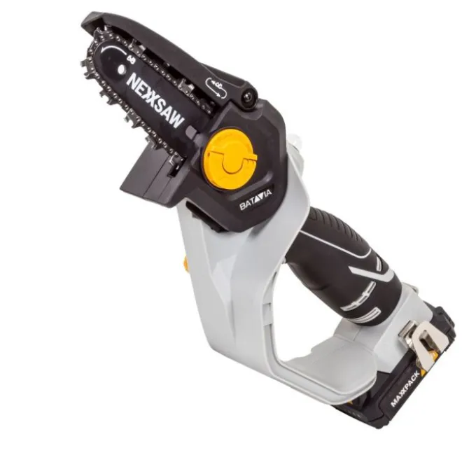 Batavia Mini motosega 18v 6" con testa rotante e oliatura manuale, solo corpo macchina