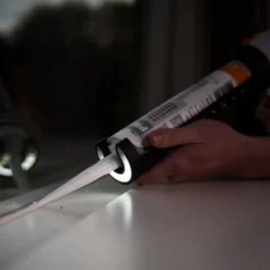 Batavia Pistola per silicone elettrica con led 6v, per cartucce da 290-310 ml