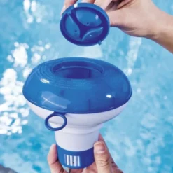 Bestway Galleggiante chimico bestway 58210, dispenser cloro piscina Ø 12,7 cm per pastiglie da 2,5 cm