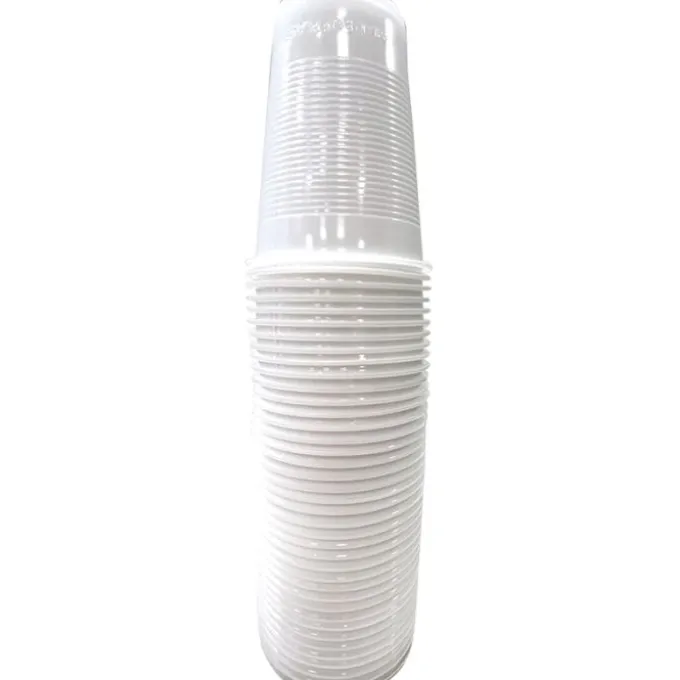 Bicchieri 200cc bianco baio 100pz
