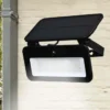 Bion Faretto led ad energia solare, hiroshi 7,5w, 3 step luminosita', ip65, sensore di movimento crepuscolare, pannello monocristallino
