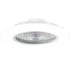 Bion Plafoniera led effetto cielo stellato con ventilatore, potenza luce 55w, 6000 lumen, potenza ventilatore 24w, Ø 57 cm, 6 velocita', 3 cct, dimmerabile, timer 2h, con telecomando
