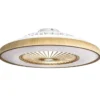Bion Plafoniera led effetto legno con ventilatore, potenza luce 55w, 5500 lumen, potenza ventilatore 24w, Ø 57 cm, 6 velocita', 3 cct + rgbic, dimmerabile, timer 2h, con telecomando