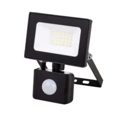 Bion Proiettore 20w, faretto a led con sensore di movimento, 4000k luce naturale, 10x14x5 cm