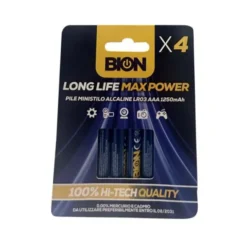 Bion 4 pz batterie alcaline, ministilo aaa