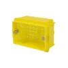 Bion Scatola 504 rettangolare portafrutti da incasso bion - 4 posti inserto metallo