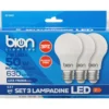 Bion Set 3 lampadine goccia 7w luce fredda e27