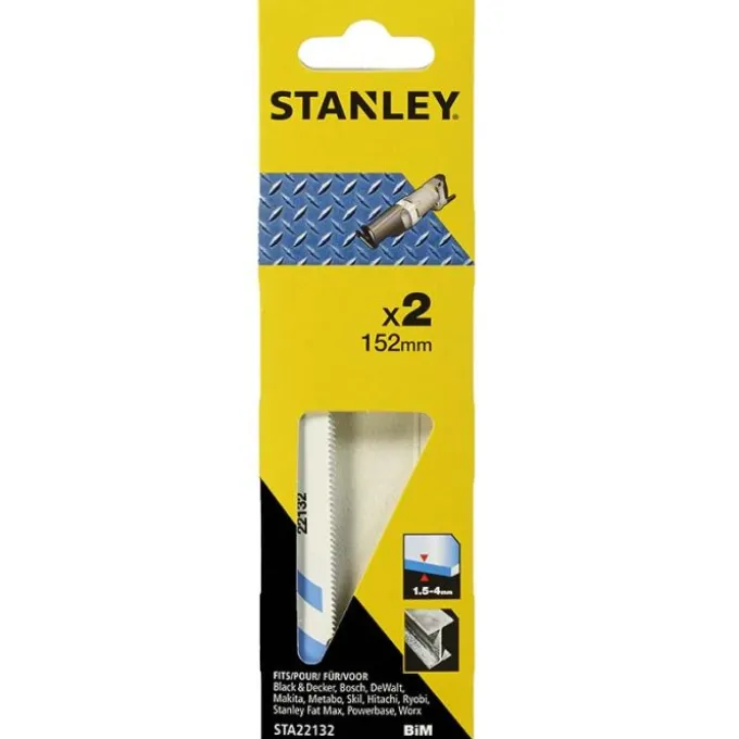 Black+decker Lame 76x0.7 mm, per seghetto alternativo, per metallo, 2 pezzi