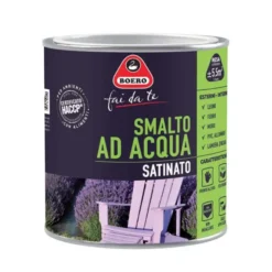Boero fai da te Smalto satinato acqua bianco ml500