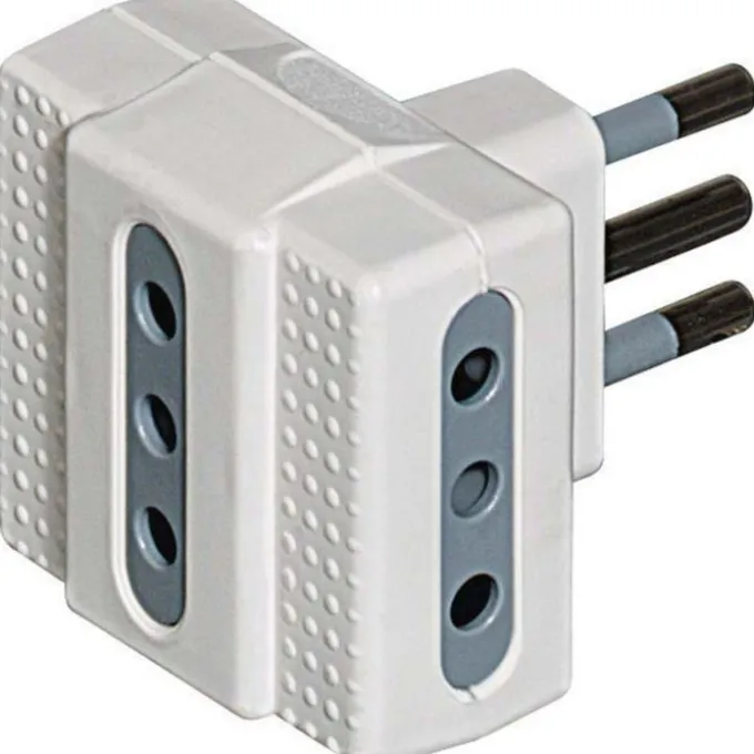 Bticino Adattatore 10a triplo bianco