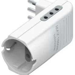 Bticino Adattatore 10a - 2x10a+schuko bianco