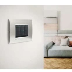 Bticino Interruttore Serie living international, 1p 16a 1m, colore nero