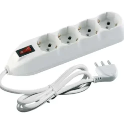 Bticino Multipresa 4st ted/bip interr+cavo bco