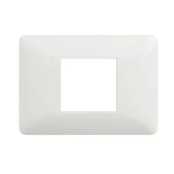 Bticino Placca 2p centrati bianco matix