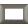 Bticino Placca 3p iron matix