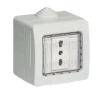 Bticino Presa bipasso in custodia IP55 1 modulo