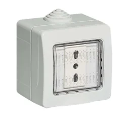 Bticino Presa bipasso in custodia IP55 1 modulo