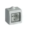 Bticino Presa schuko bipasso in custodia IP55 2 moduli