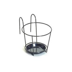 Buzzi Portavaso singolo, con sottovaso, Ø 15 cm