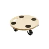 Carrello rotondo in compensato Ø 38 cm