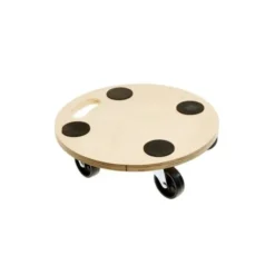 Carrello rotondo in compensato Ø 38 cm