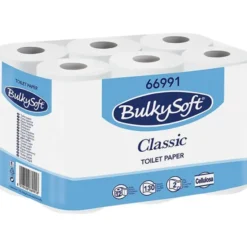 Carta igienica bulky soft 12 rotoli, 2 veli, 160 strappi