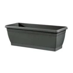 Cassetta roxanne con sottocassetta, 40 cm, colore antracite