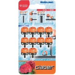 Claber Gocciolatore autocompensante, 4 lt/h
