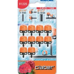 Claber Gocciolatore portata regolabile, 0-40 lt/h