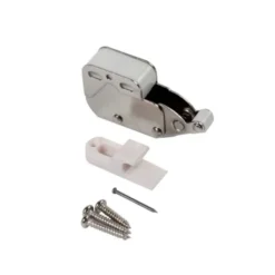 Comferut Cricchetto blocca antine nichel/bianco